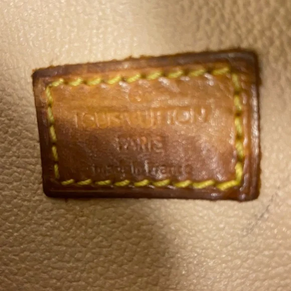 Louis Vuitton Monogram Vintage Pouch Clutch Cosmetic Accessories Bag Large 28 CM - Picture 3 of 12
